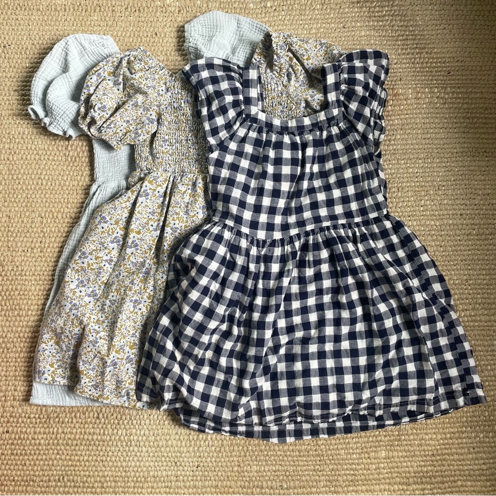 Girls Puff Sleeve Dresses (Gap, CottonOn, Cat & Jack)